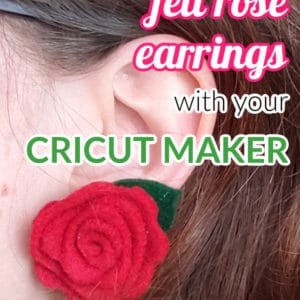 DIY Felt Flower Earrings, Tutorial