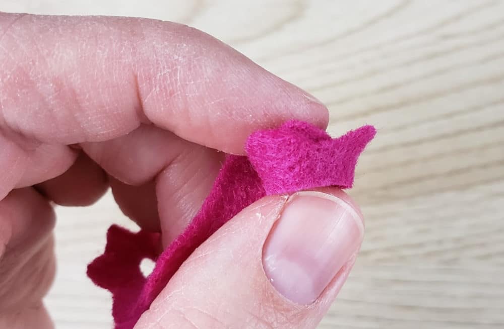 DIY Felt Flower Earrings, Tutorial