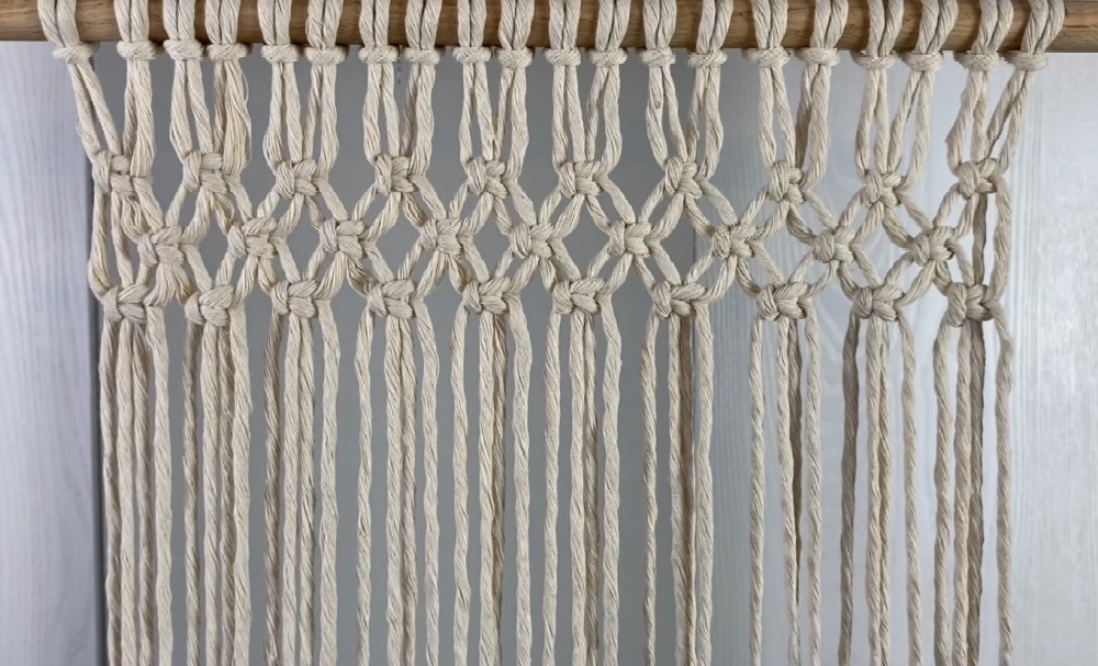 How to Make Boho Chic Macrame Placemats (with 2 knots!)