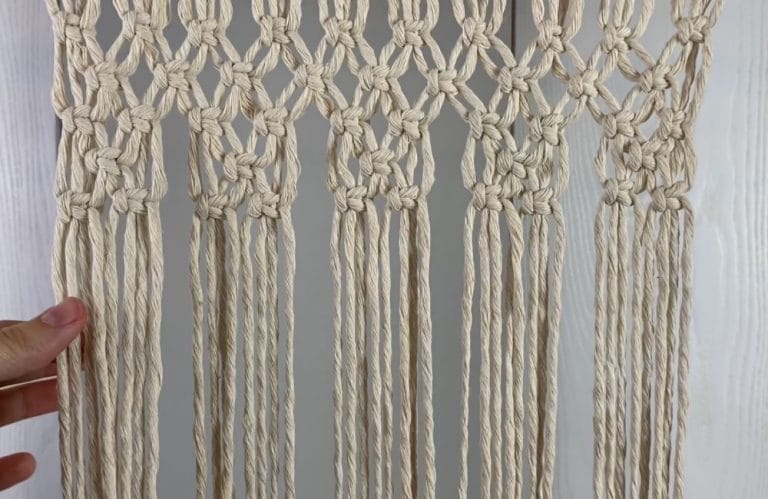 How to Make Boho Chic Macrame Placemats (with 2 knots!)