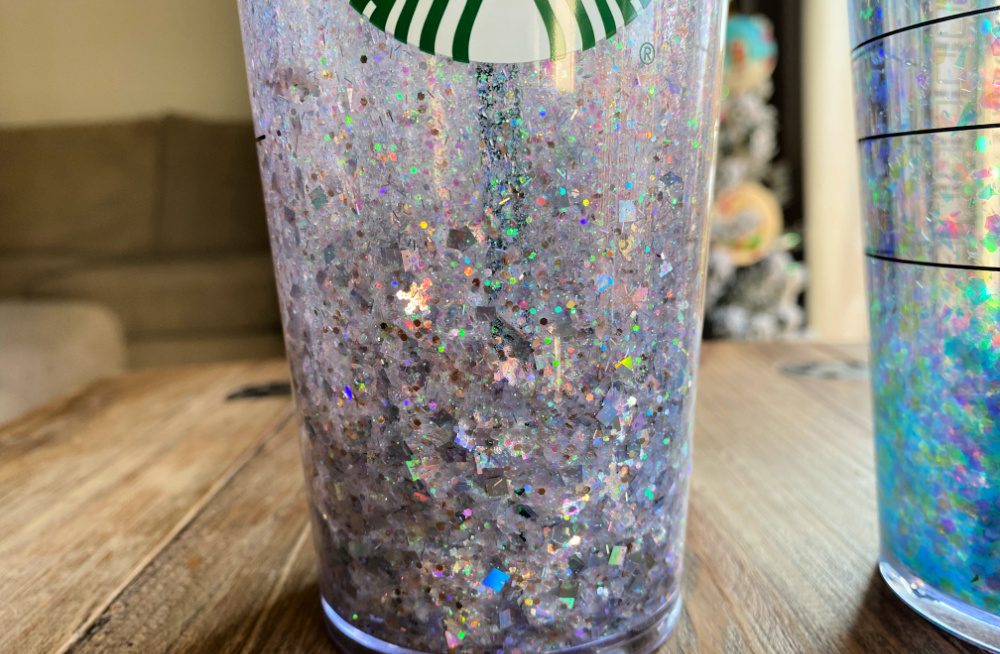 DIY Glitter Tumblers - Step-by-Step Photos & Video Tutorial