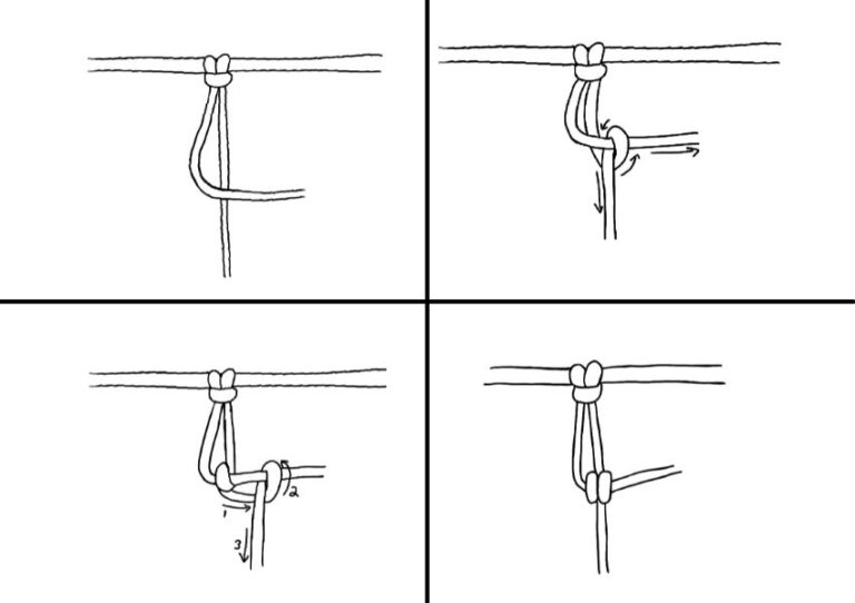 How to Tie a Double Half Hitch Knot (for Macrame) Step by Step Guide!