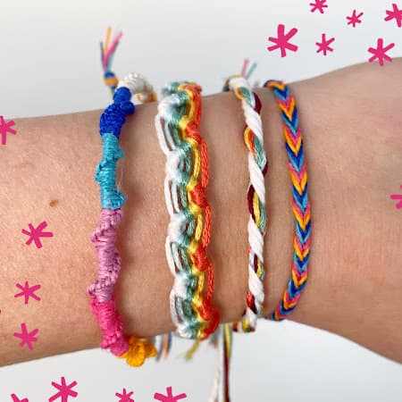 Easy Friendship Bracelets For Kids to Make Themselves