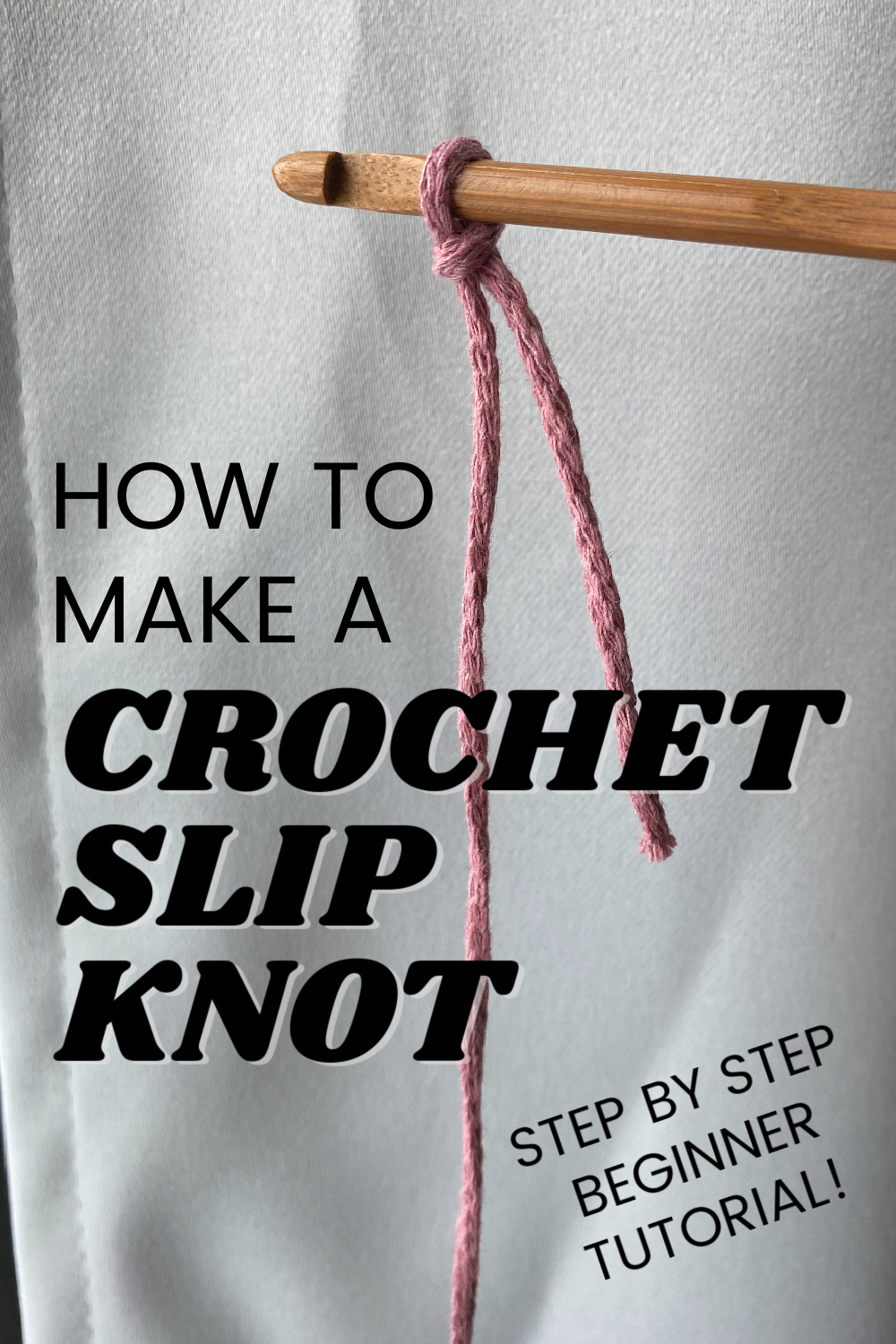 How to Make a Slip Knot for Crochet (EASY Step by Step Guide!) Marching North