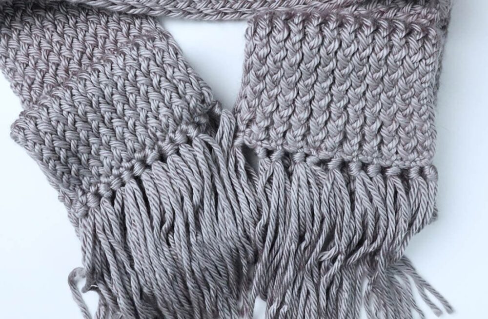 Loom Knit Scarf on Any Loom for Beginners 