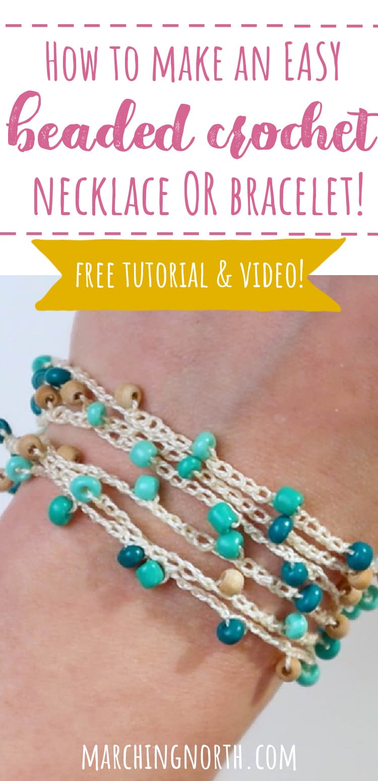 Easy to make beaded necklace with only seed beads for beginners