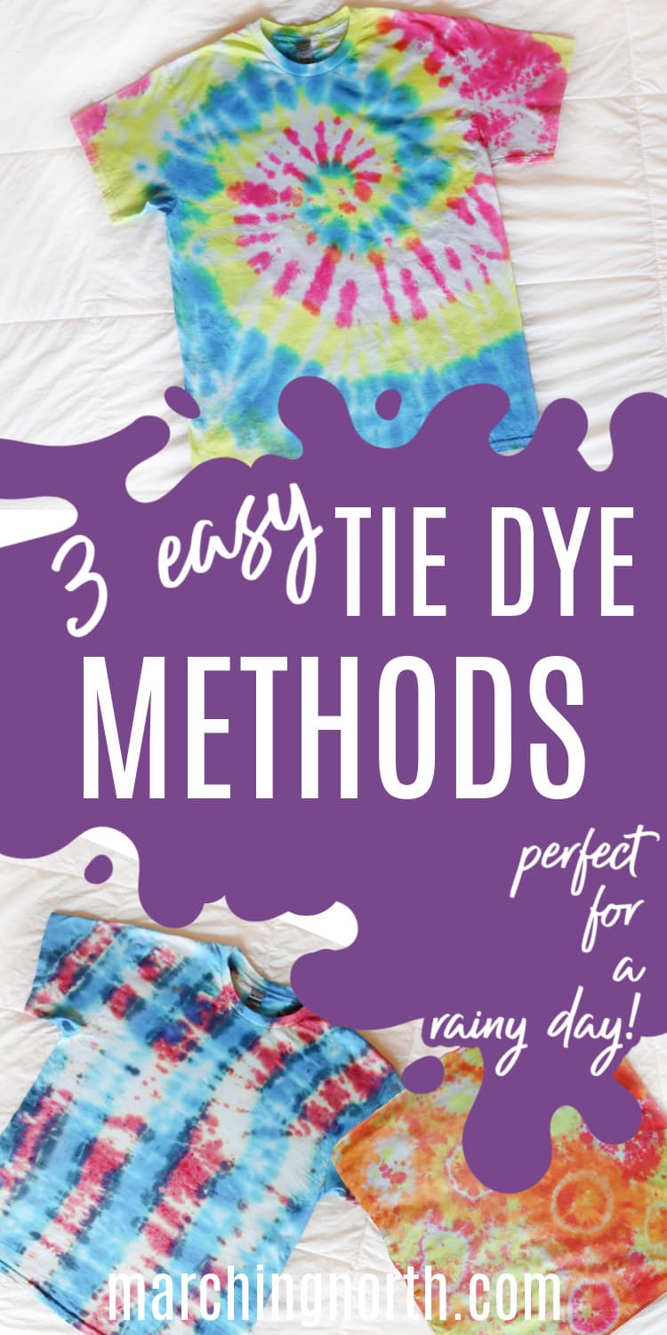 3 Easy Tie Dye Patterns for Making Cool Tie Dye Shirts!
