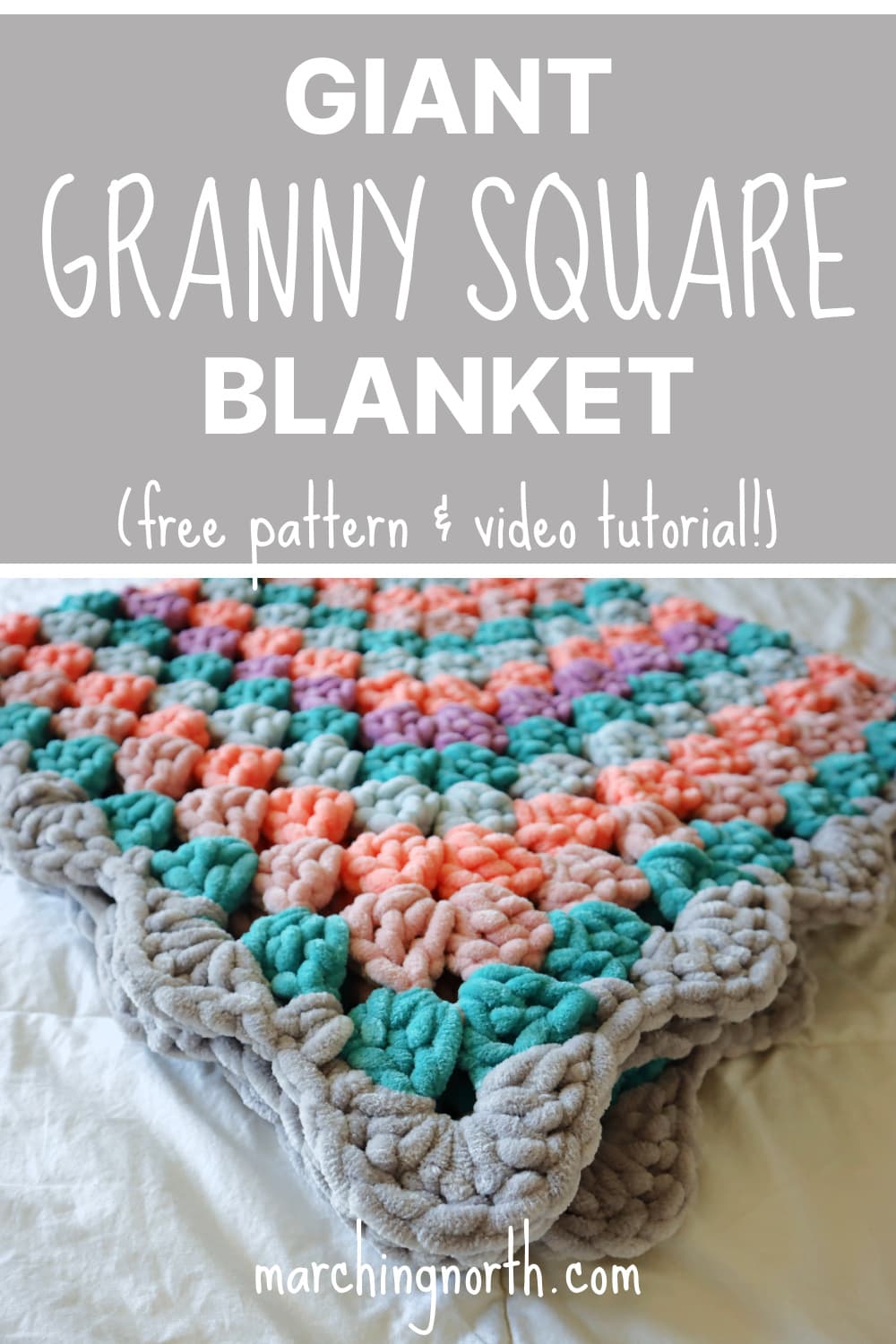 This Crochet Granny Squares Blanket is the Largest in the World, for now!   Crochet granny square blanket, Granny square blanket, Granny square crochet