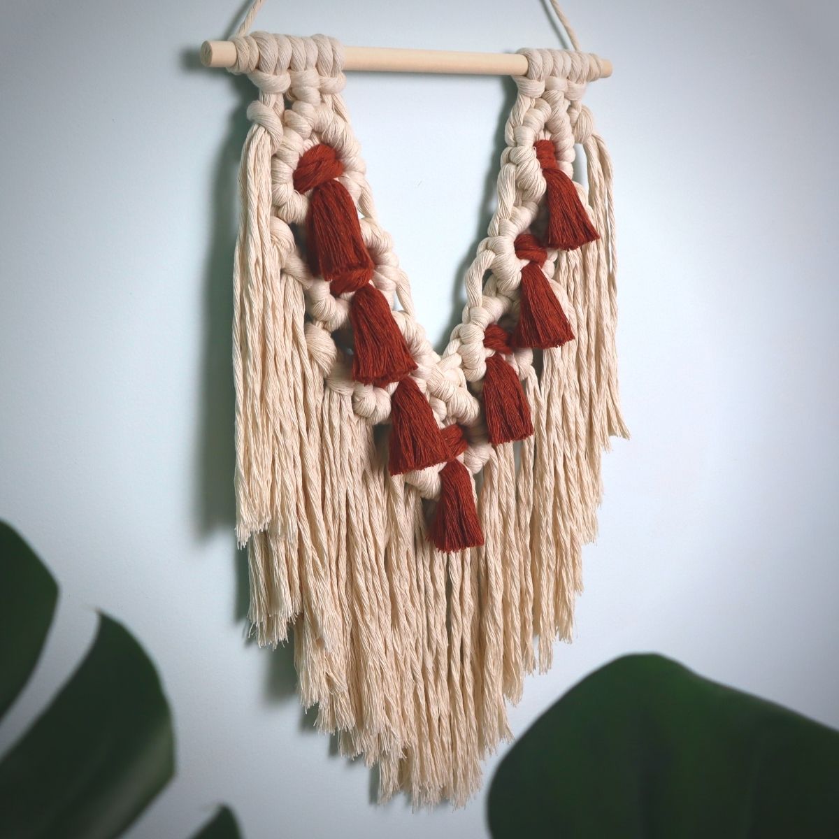 DIY Boho Macrame Wall Hanging with Tassels (Free Pattern!) Marching North