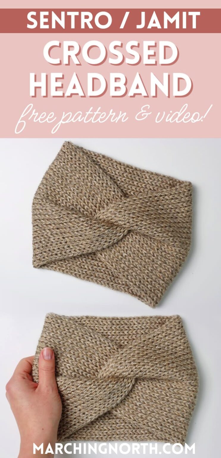 Free Twisted Knitting Machine Headband Pattern (Sentro, Jamit, or Addi