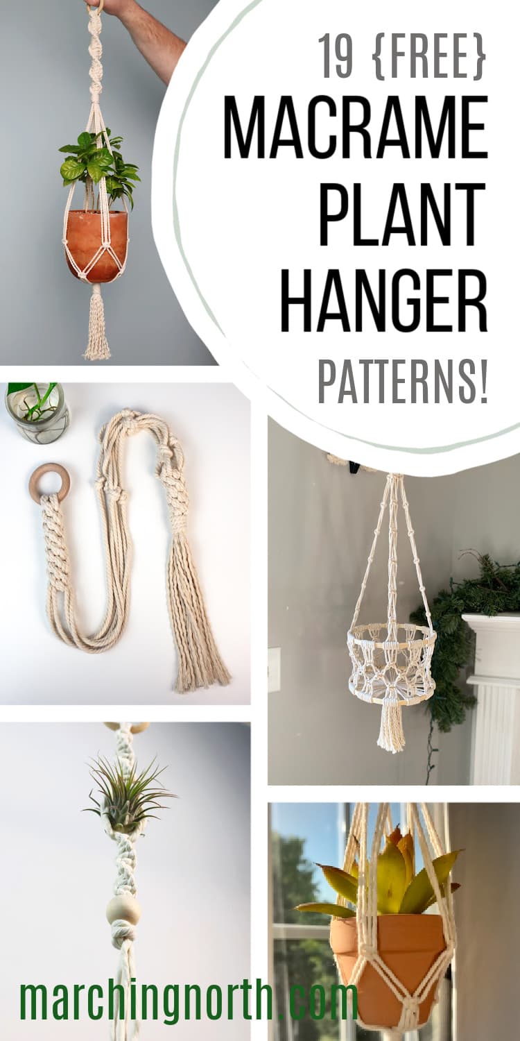 27 Free Step By Step Macrame Plant Hanger Patterns with Tutorials Video 