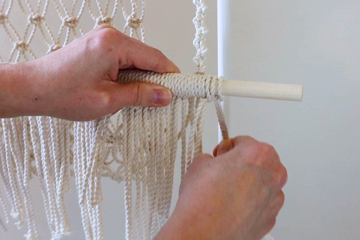 DIY Macrame Toy Hammock (Free Pattern & Video!) | Marching North