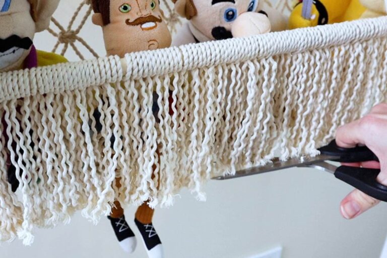 DIY Macrame Toy Hammock (Free Pattern & Video!) | Marching North