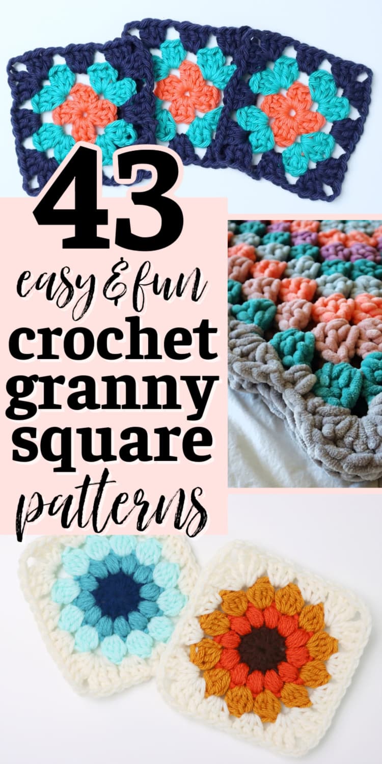 How to Crochet a Granny Square - Easy Crochet Patterns