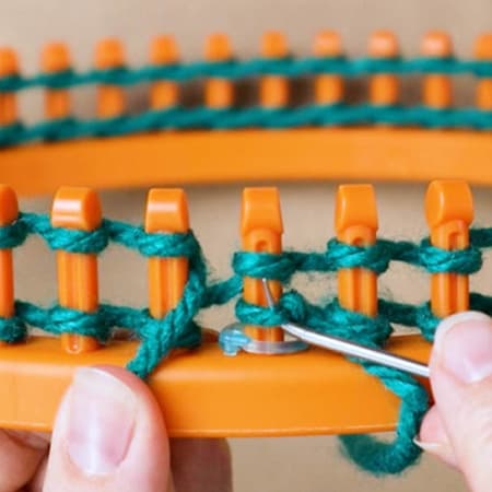 LOOM Knit the Purl Stitch Easy to Follow Step by Step for Beginners 