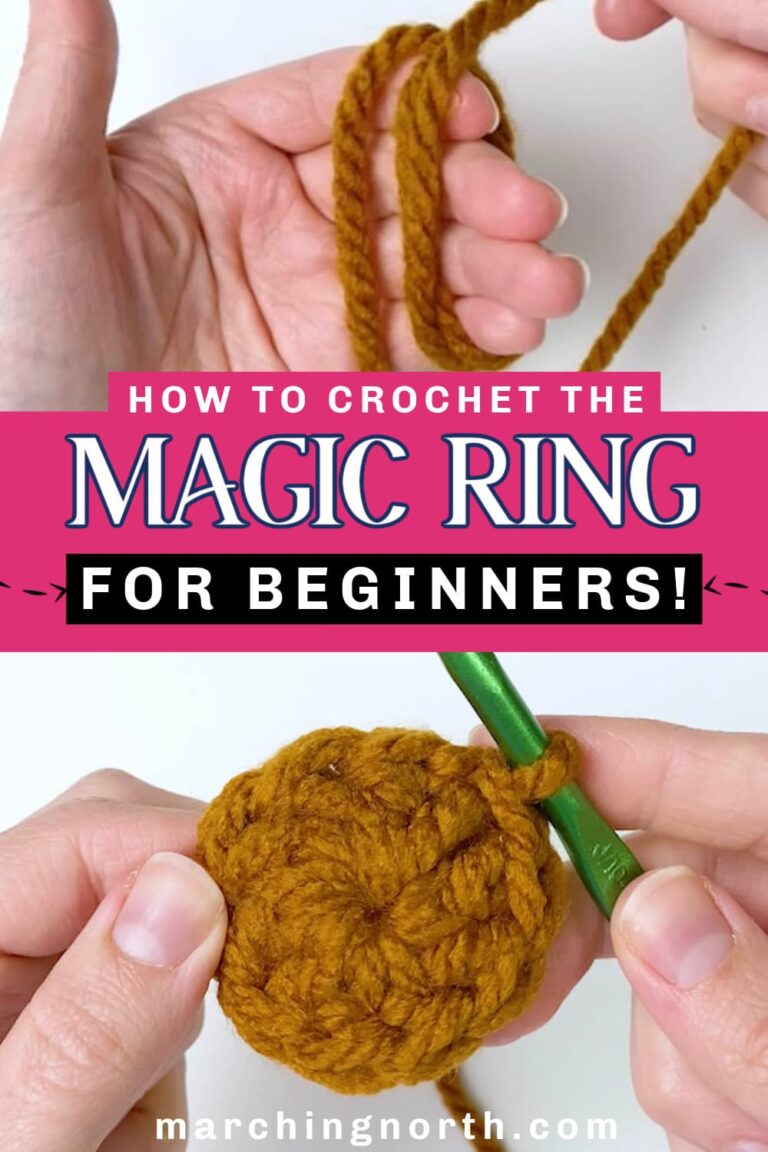 Super EASY Magic Ring (magic Circle) Crochet Tutorial! | Marching North