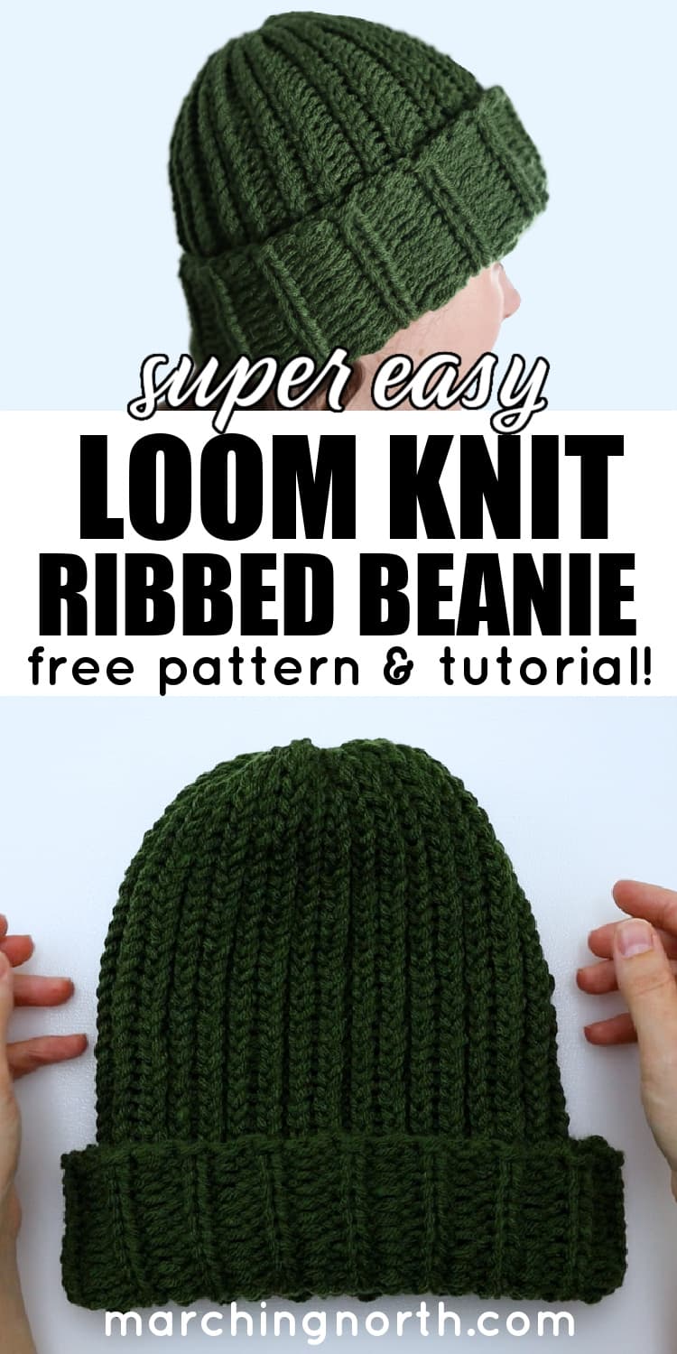 How To Make A Beanie Beany Hat Use A Round Knitting Loom 