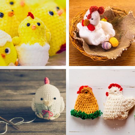 featured image for crochet chicken patterns