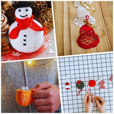 30+ Beautiful Free Crochet Christmas Ornament Patterns