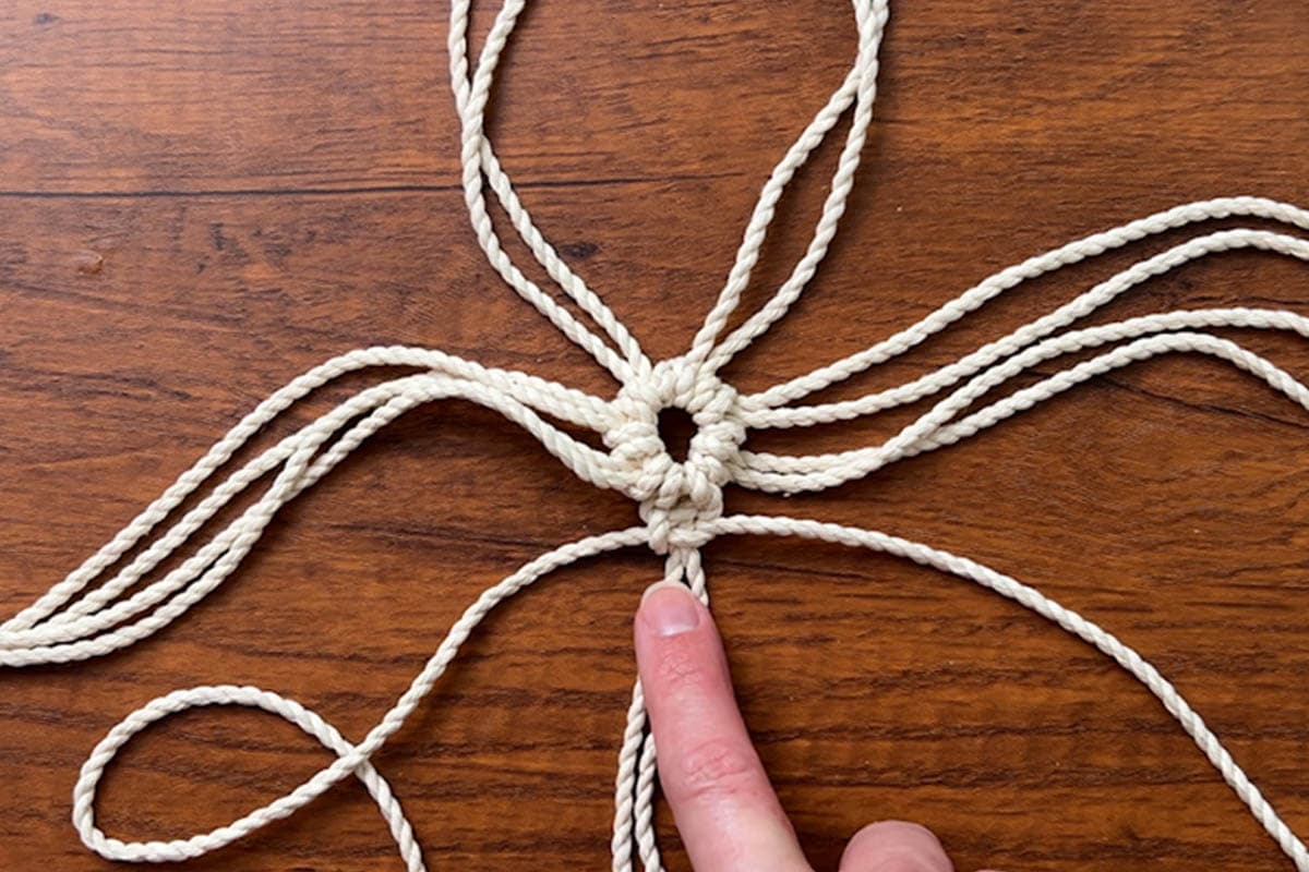 first square knot