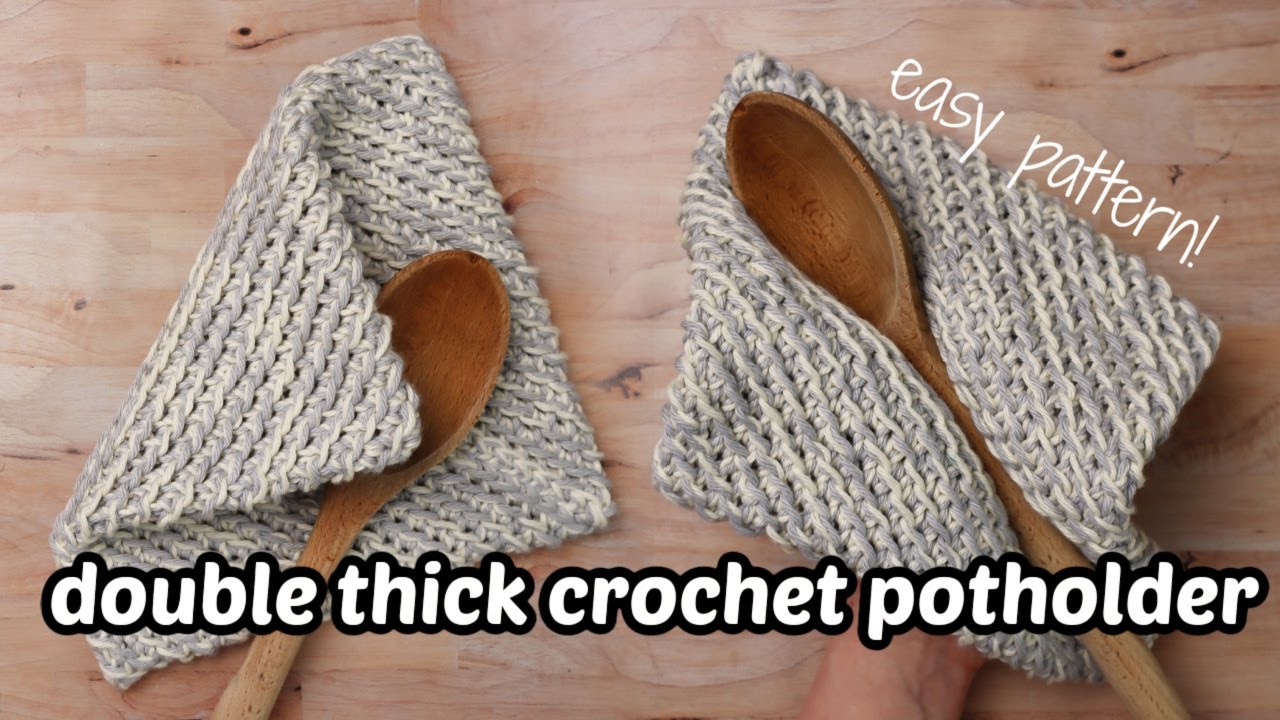 Magic Crochet Pot Holder (Double Thick!) Free Pattern Marching North